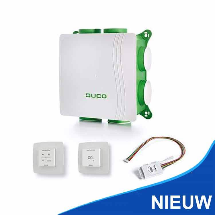 Duco Silent CO2 & RH all-in-one pakket woonhuis ventilatiebox - Ventilatie Service Center