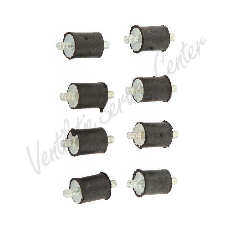 Itho Daalderop set trillingsdempers 8 stuks tbv HRU/3 CVE 545-4680 - Ventilatie Service Center