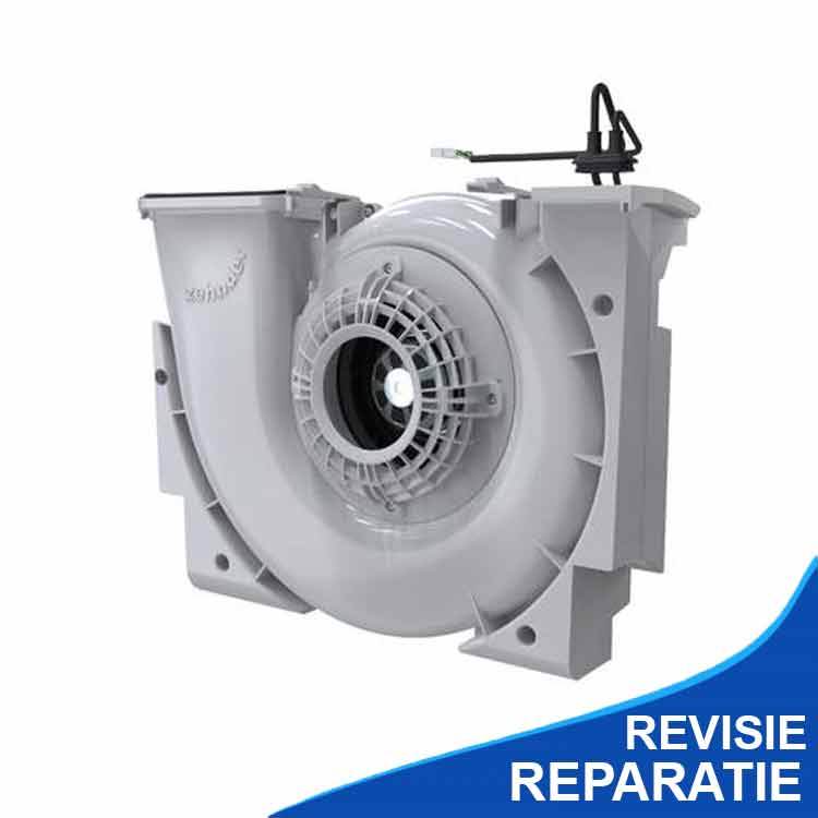 Reparatie revisie van uw ventilatiemotor WTW met slakkenhuis lagers vervangen - Ventilatie Service Center