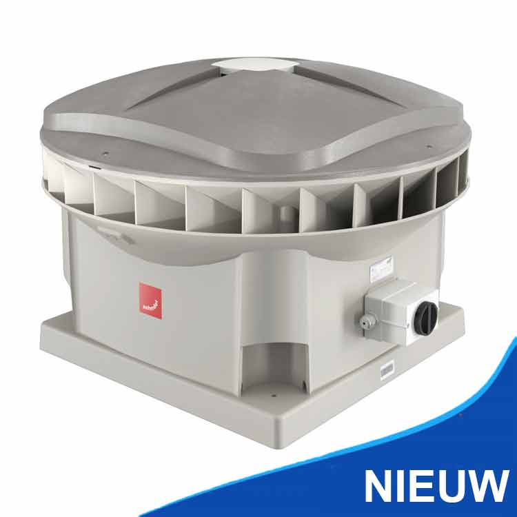 Zehnder MX110D+WS roof fan overhauled