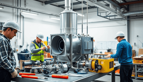 Eventjes lagers vervangen dat lukt me wel - Ventilatie Service Center