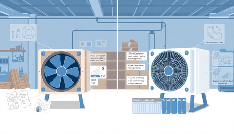 Lagers vervangen of complete ventilator vernieuwen: wat is écht goedkoper?
