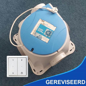 Buva Boxstream gereviseerde ventilatiebox met draadloze RF zender en euro stekker - Ventilatie Service Center