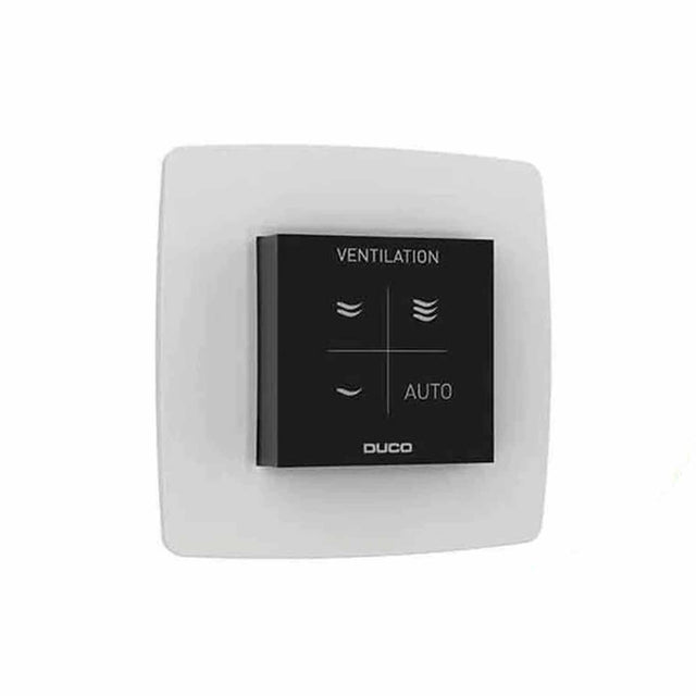 🟢 Duco CO2 ruimtesensor RF bedraad 0000 - 4603 zwart