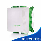 🟠 Duco Silent woonhuis ventilatiebox randaarde 400 m³/h RF - Gereviseerd