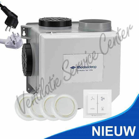 🟢 Itho Daalderop CVE - S ECO ventilatiepakket met vochtsensor 03 - 00404