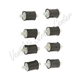 Itho Daalderop set trillingsdempers 8 stuks tbv HRU/3 CVE 545-4680 - Ventilatie Service Center