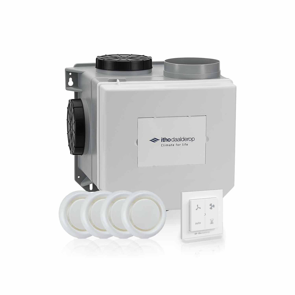 Itho Daalderop CVE-S ECO Lüftungspaket mit Feuchtigkeitssensor 03-00404