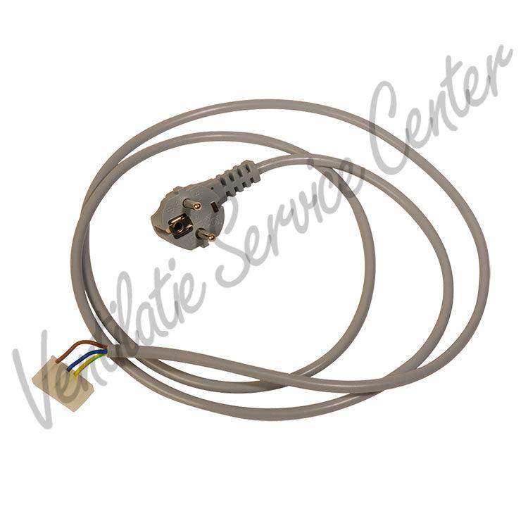 🟡 Itho Daalderop voedingskabel + euro RA stekker lengte 1.5mtr tbv CVE en HRU