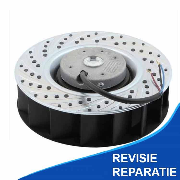 Reparatie revisie van uw ventilatiemotor CVE166 CVD lagers vervangen - Ventilatie Service Center