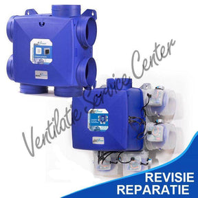 Reparatie revisie van uw ventilatiemotor motorplaat Buva Qstream Vital Air SmartStream lagers vervangen - Ventilatie Service Center