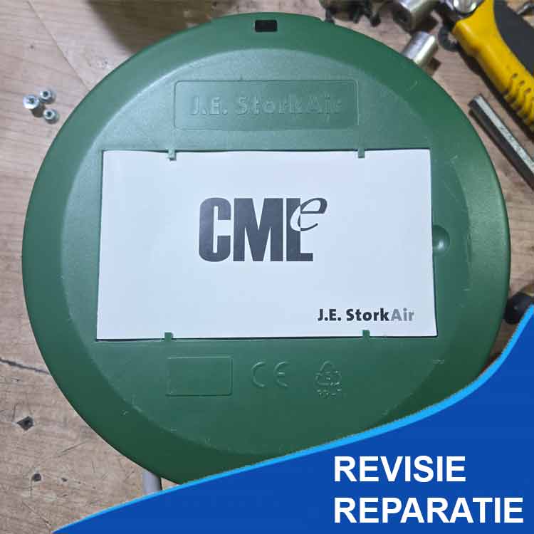 Reparatie revisie van uw ventilatiemotor motorplaat Stork CMLe lagers vervangen