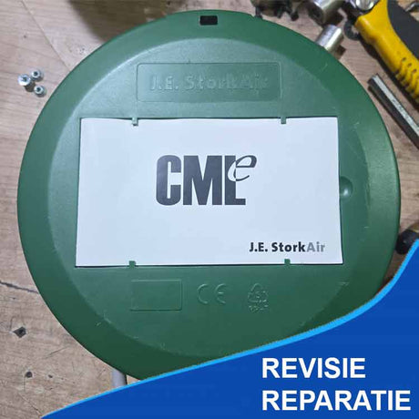 Reparatie revisie van uw ventilatiemotor motorplaat Stork CMLe lagers vervangen