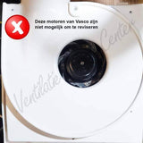 Reparatie revisie van uw ventilatiemotor Vasco lagers vervangen
