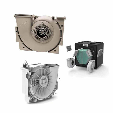 Reparatie revisie van uw ventilatiemotor WTW met slakkenhuis lagers vervangen