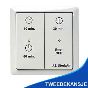 Stork Zehnder timer rf zender ComfoFan CMFe 655000780 Tweedekansje - Ventilatie Service Center