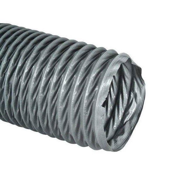 🟢 Ventilatieslang pvc grijs 125mm lengte van 10 meter