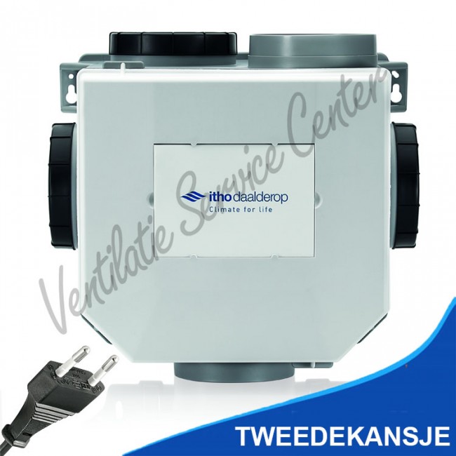 Itho Daalderop CVE-S ECO SE ventilatiebox met vochtsensor, eurostekker 03-00398 (Woonhuisventilatie)