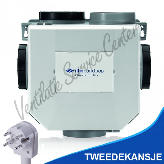 Itho Daalderop CVE-S ECO SP ventilatiebox met vochtsensor PERILEX stekker 03-00400 (Woonhuisventilatie)