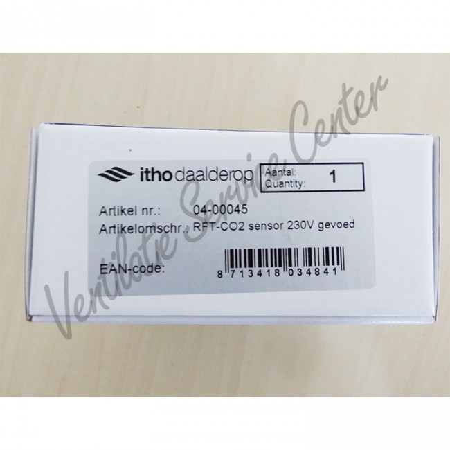 Itho Daalderop RFT Co2 sensor opbouw inclusief bediening 230V 04-00045 (Regelingen)