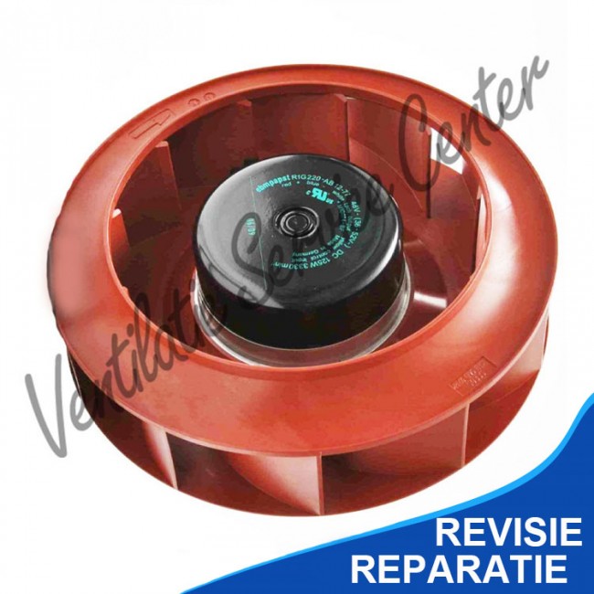 Reparatie revisie van uw ventilatiemotor WTW lagers vervangen (Ventilatiebox reparatie)