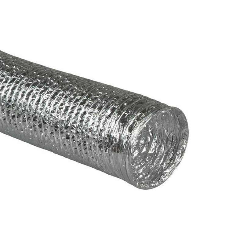 Ventilatieslang aluminium 125mm lengte van 10 meter (Toebehoren ventilatie)